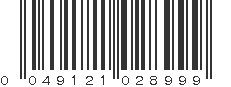 UPC 049121028999