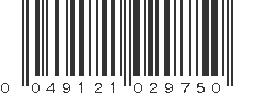 UPC 049121029750