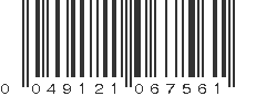 UPC 049121067561