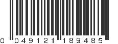 UPC 049121189485