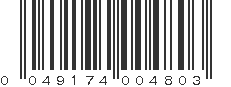 UPC 049174004803