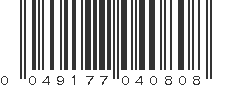 UPC 049177040808