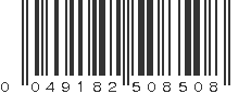 UPC 049182508508