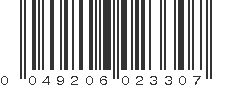 UPC 049206023307