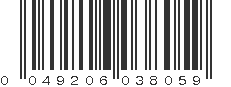 UPC 049206038059