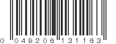 UPC 049206131163