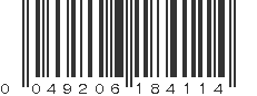 UPC 049206184114
