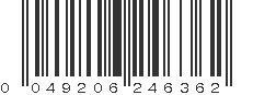 UPC 049206246362