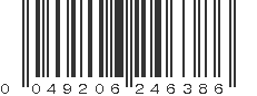 UPC 049206246386