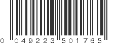 UPC 049223501765