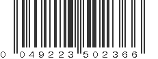 UPC 049223502366