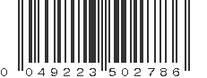 UPC 049223502786