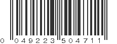 UPC 049223504711