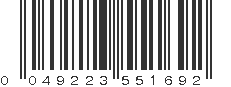 UPC 049223551692