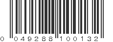 UPC 049288100132