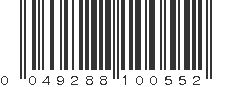 UPC 049288100552