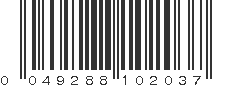 UPC 049288102037