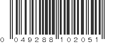 UPC 049288102051