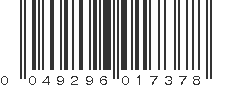 UPC 049296017378