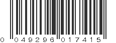 UPC 049296017415