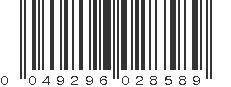 UPC 049296028589