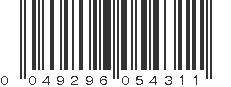 UPC 049296054311