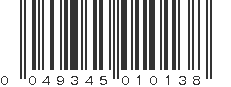 UPC 049345010138