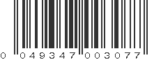 UPC 049347003077