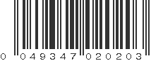 UPC 049347020203