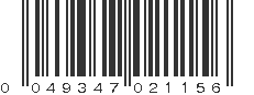 UPC 049347021156