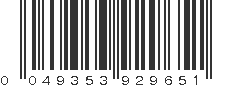 UPC 049353929651