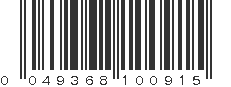 UPC 049368100915