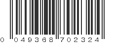 UPC 049368702324