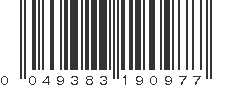 UPC 049383190977