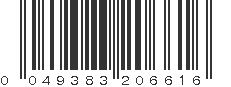 UPC 049383206616