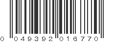 UPC 049392016770