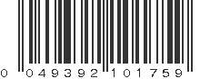 UPC 049392101759