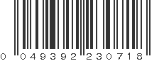 UPC 049392230718