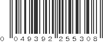 UPC 049392255308