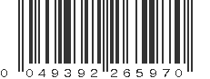 UPC 049392265970