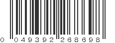 UPC 049392268698