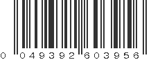 UPC 049392603956