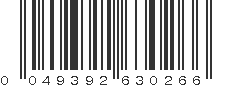 UPC 049392630266