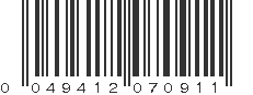 UPC 049412070911