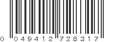 UPC 049412728317