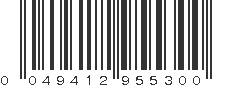 UPC 049412955300