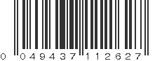 UPC 049437112627