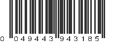 UPC 049443943185