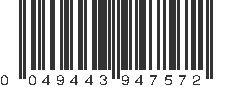 UPC 049443947572