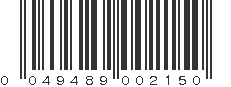 UPC 049489002150